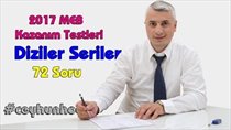 Diziler Seriler  72 Soru (2017 MEB)