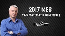 2017 MEB YGS Matematik Denemesi 1