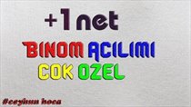 Binom Açlm | LYS Matematik | +1 Net